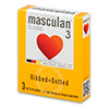  Masculan Classic 3 Ribbed+Dotted (   ), 3 .