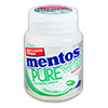 Жевательная резинка Mentos Pure White «Нежная мята», без сахара, в банке, 54 г