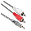  2xRCA (m) -- Jack 3.5  (m), nickel, 3 