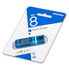  USB Flash () SmartBuy Glossy  8Gb  Blue () 