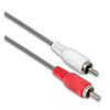 2xRCA (m) -- 2xRCA (m), nickel, 3 