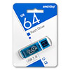  USB Flash () SmartBuy Glossy  64Gb  Blue () 