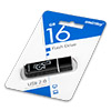  USB Flash () SmartBuy Glossy  16Gb  Black () 