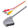 SCART (m) -- 3xRCA (m) SmartBuy, nickel, 1.8 