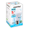  LED- SmartBuy A60 5W ( E27)<br />   4000K, 220V