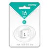  USB Flash () SmartBuy LARA  16Gb  White () 