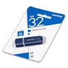 USB Flash () 32Gb SmartBuy Glossy Crown Blue (USB 3.0)